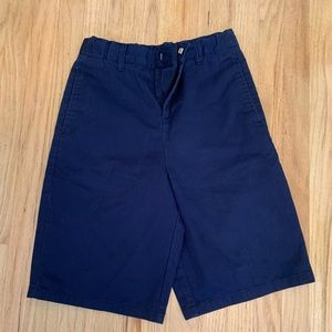 French toast khaki blue school uniform boys shorts size 14